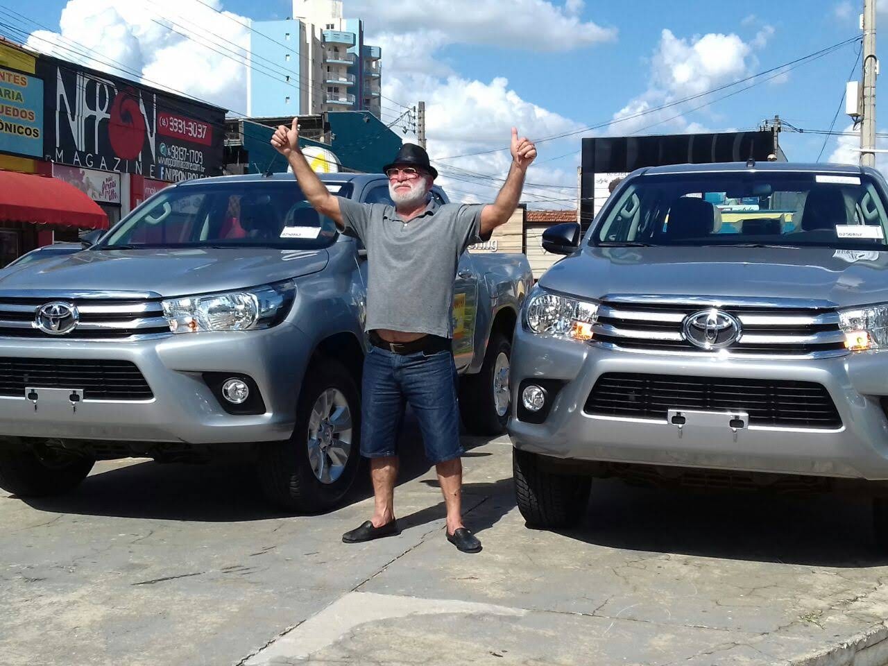 Morador de Araraquara ganhou quatro Hilux e mudou a vida da água para o vinho.