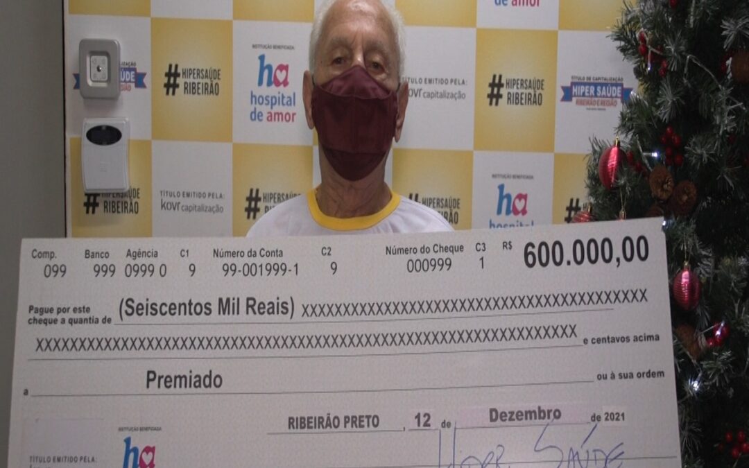 Morador de São Carlos ganha sozinho 600 mil reais no Hiper Saúde.