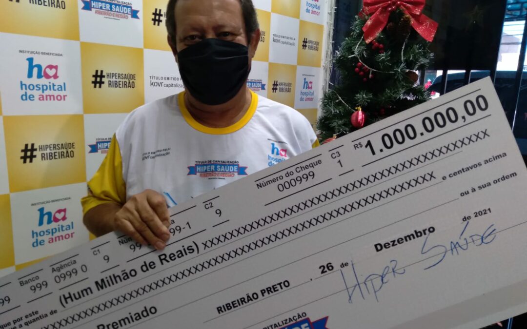 Morador de Leme ganhou um milhão de reais no Hiper Saúde especial de Natal